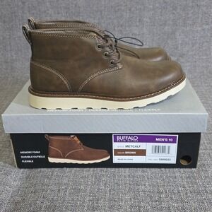 Buffalo David Bitton Metcalf Men's Chukka Boots Brown. US 10. New In Box.